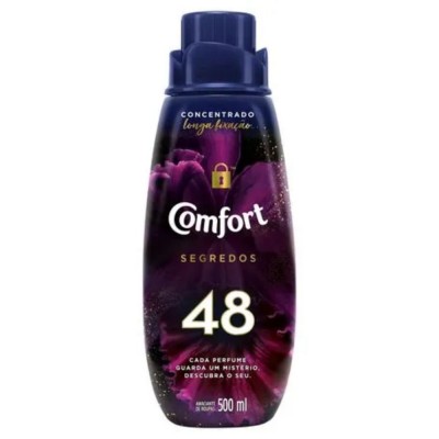 Amaciante Comfort Concentrado Segredos Frasco 500ml