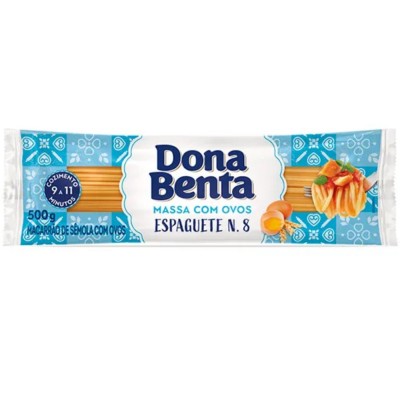 Macarrao Dona Benta Espaguete 8 com Ovos 500Gr