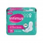 Absorvente Ultra Fino Intimus Antibacteriana Com Abas 14un