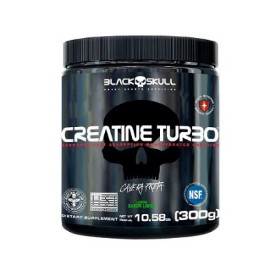 Creatina Black Skull Turbo Limao 300Gr