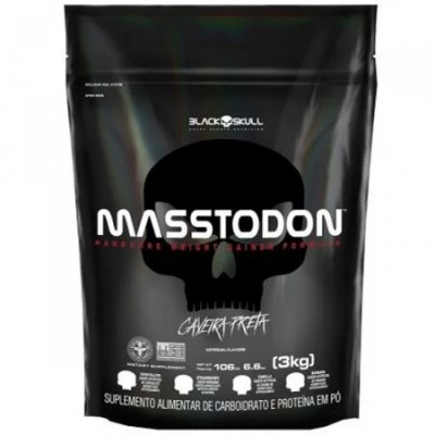 Hiper Black Skull Masstodon Morango Sache 3kg