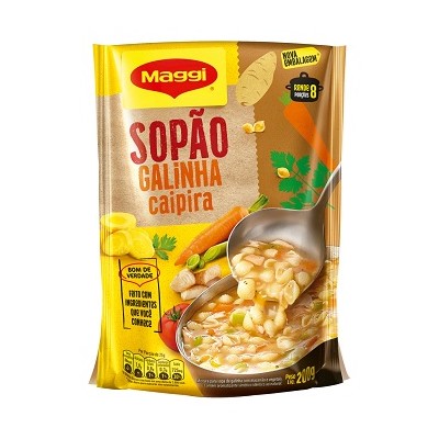 Sopao Maggi Galinha Caipira Sache 200gr