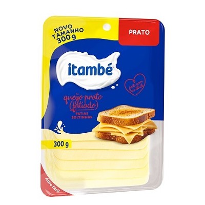 Queijo Prato Itambe Fatiado 300gr