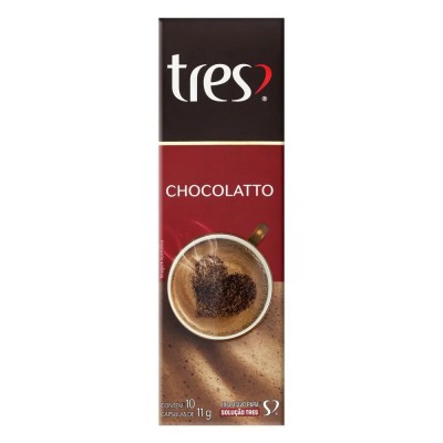 Chocolatto 3 Coracoes 10 Capsulas 110gr