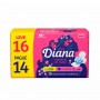 Absorvente Cobertura Suave Diana Com Abas Leve 16 Pague 14