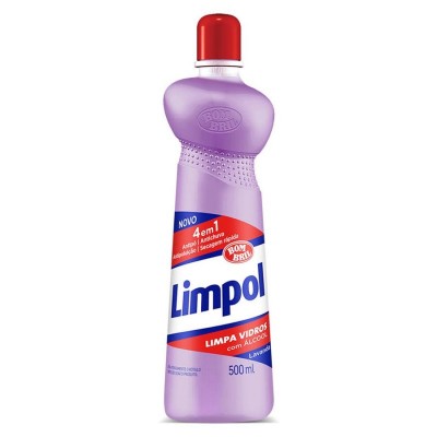 Limpa Vidros Limpol Alcool 4/ 1 Squeeze 500ml