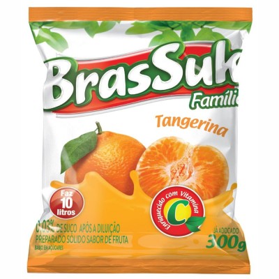 Refresco Em Pó Brassuk Tangerina 300gr