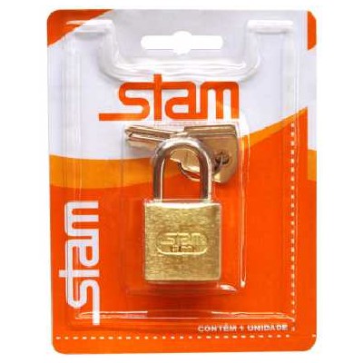 Cadeado Stam 25MM Encartelado