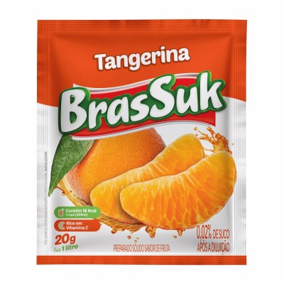 Refresco Em Pó Brassuk Tangerina 20gr