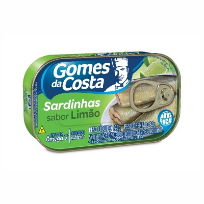 Sardinha Gomes Da Costa Limao 125g