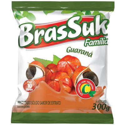 Refresco Em Pó Brassuk Guaraná 300gr