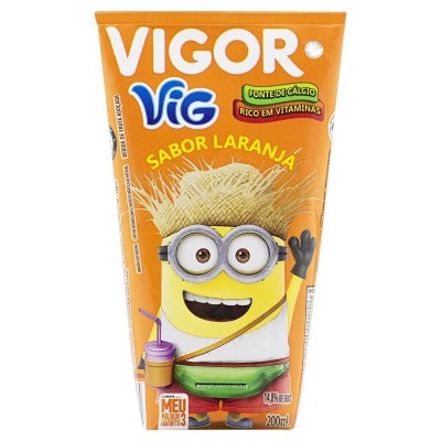 Suco Vigor Minions Laranja 200ml