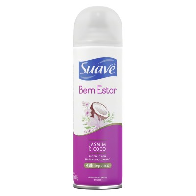 Desodorante Aerosol Bem Estar Jasmim E Coco 48h De Proteção Suave 150ml