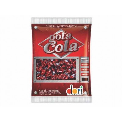 Bala Dura Gota Cola Pacote Dori 600gr