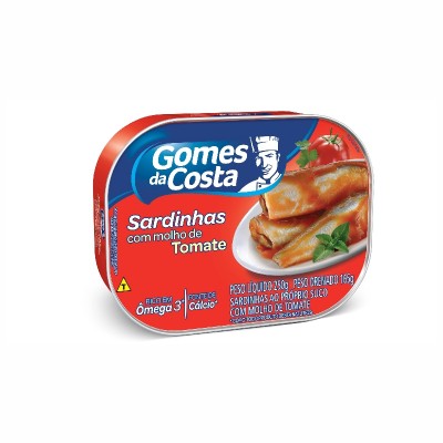 Sardinha Gomes Da Costa Molho De Tomate 250g