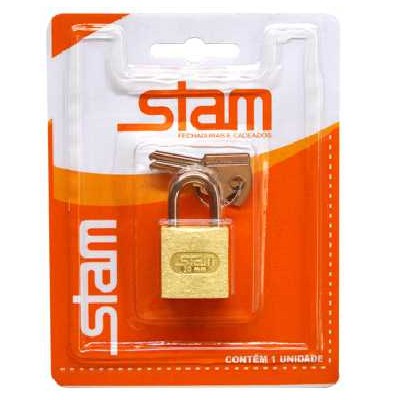 Cadeado Stam 20MM Encartelado