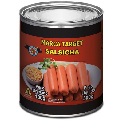 Salsicha Target Tipo Viena Lata 180g