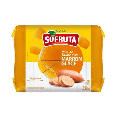 Doce Marrom Glacê Sofruta Bloco 350g