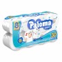 Papel Higienico Folha Simples Neutro Paloma 30mt Pacote 8rl