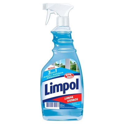 Limpa Vidros Limpol 3 Em 1 Gatilho 500ml