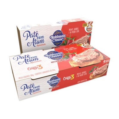 Pate Atum Robinson Crusoe Apiment 2x80g