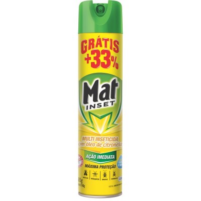 Inseticida Mat Inset Aero Mult Citronela 360ml Gt33%