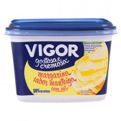 Margarina Vigor 80% com Sal 500g