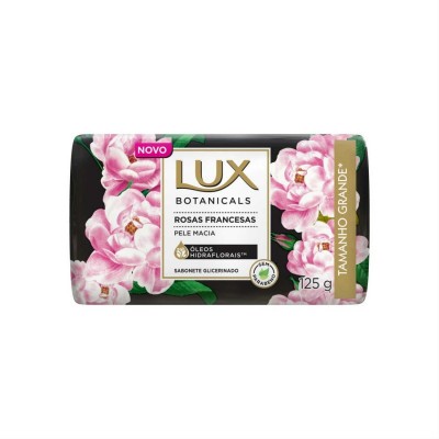 Sabonete Barra Glicerinado Rosas Francesas Lux Botanicals 125g