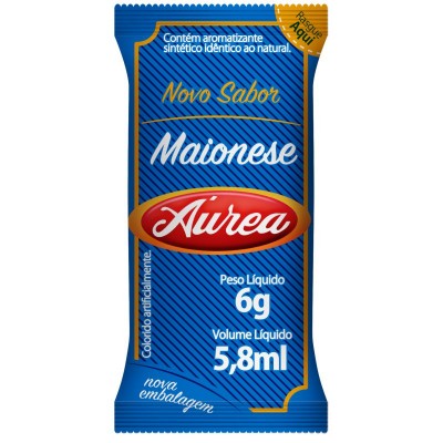 Maionese Tradicional Aurea Sachê 6gr