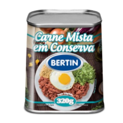 Carne Mista Em Conserva Bertin 320gr