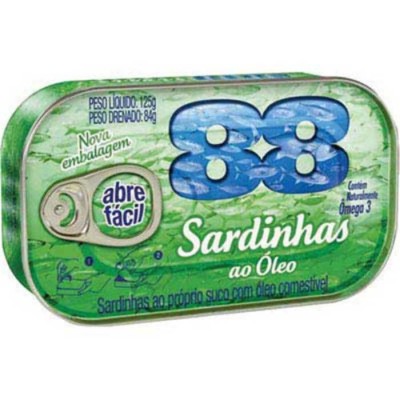 Sardinha 88 Oleo 250gr