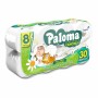 Papel Higienico Folha Simples Camomila Paloma 30mt Pacote  8rl