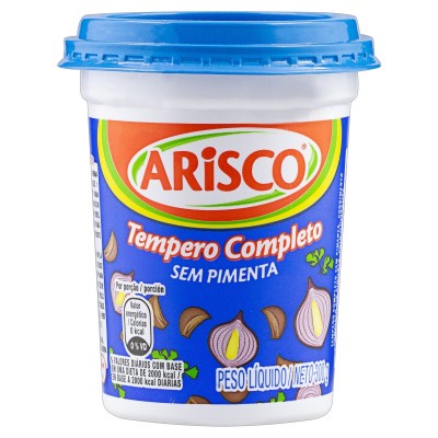 Tempero Em Pó Completo Sem Pimenta Arisco Pote 300g