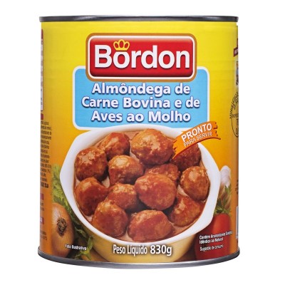 Almôndegas Ao Molho Bordon 830g