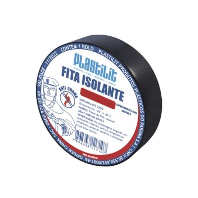 Fita Isolante Plastilit 19x20mt