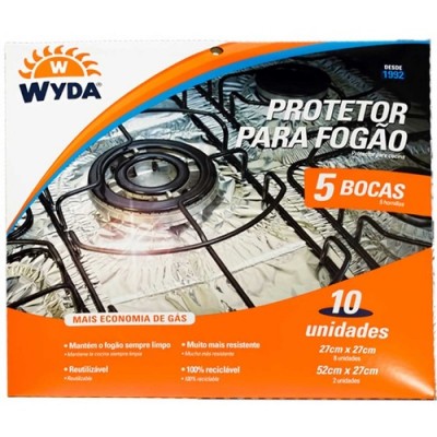 Protetor Fogão Wyda 27cmx27cm 5 Bocas