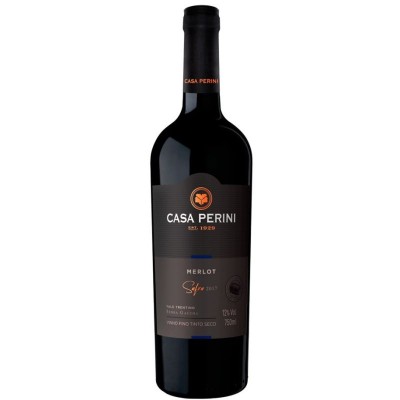 Vinho Brasileiro Tinto Seco Casa Perini Merlot Garrafa 750ml