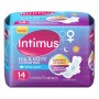 Absorvente Ultra Fino Intimus Dia E Noite Cobertura Suave Com Abas 14un