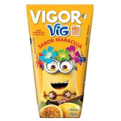 Suco Vigor Minions Maracuja 200ml