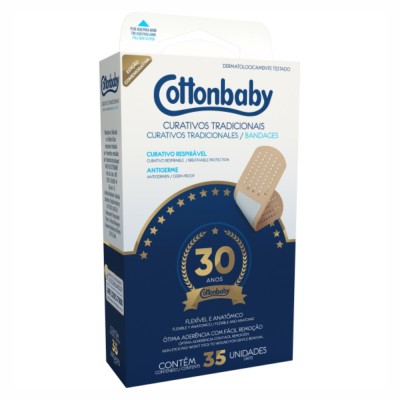 Curativo Tradicional Cottonbaby 35un