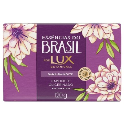 Sabonete Barra Glicerinado LUX Dama-da-Noite Botanicals Essências do Brasil 120g