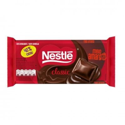 Chocolate Nestle Meio Amargo 40% 80g