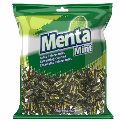 Bala De Menta Icyfresh Simonetto 600g