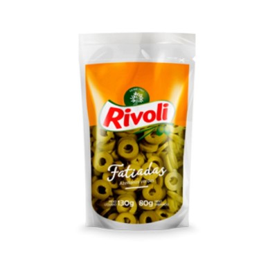 Azeitona Verde Rivoli Fatiada Sachê 80gr