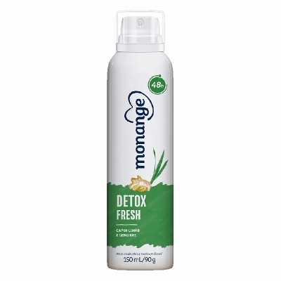 Desodorante Monange Aerosol Detox Fresh 90g