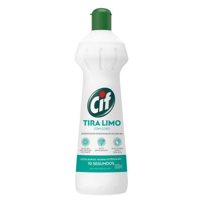 Desinfetante Para Uso Geral Tira-Limo Com Cloro Cif Squeeze 500ml