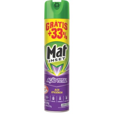 Inseticida Mat Inset Aerosol Acao Total 360ml Gt33%