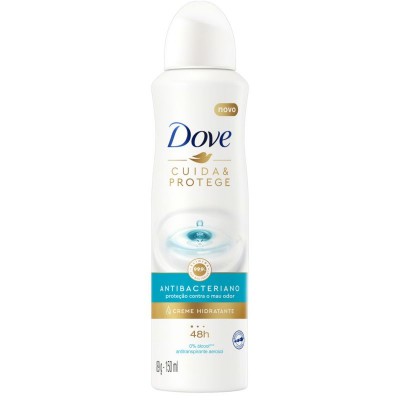 Desodorante Aerosol Antibacteriano 48h Dove Cuida E Protege 150ml