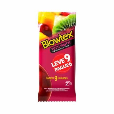 Preservativo Blowtex Tutti-Frutt Leve 9 Pague 6