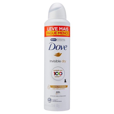 Desodorante Dove Aerosol Inv Dry Women Leve mais Pague menos 145g